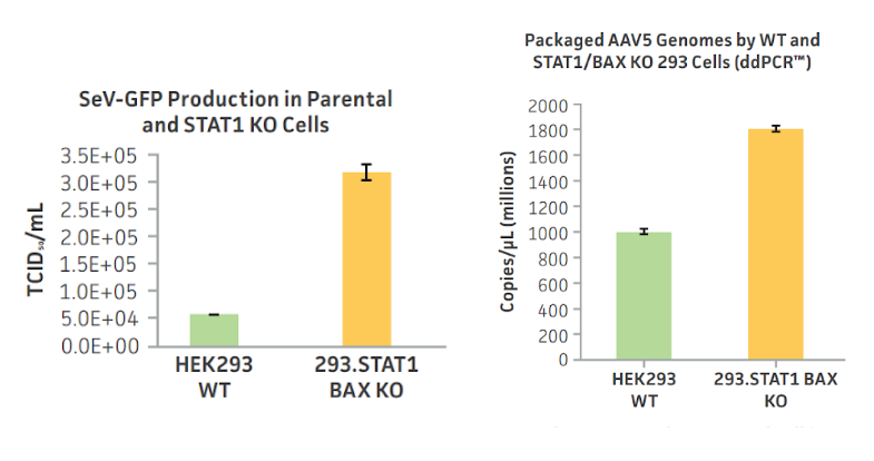 Demeetra - Blog - Cas-CLOVER Gene Editing of HEK293 Cells: A Better Investment Than CRISPR For Commercial Gene Therapy and Vaccine Bioprocessing - Figure 3