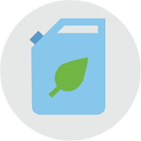 clipart of a bottle with a leaf design